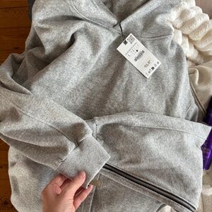 Zara Gray Hoodie Sweatshirt
